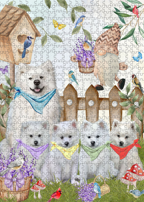 American Eskimo Jigsaw Puzzle for Adult, Interlocking Puzzles Games, Personalized, Explore a Variety of Designs, Custom, Dog Gift for Pet Lovers