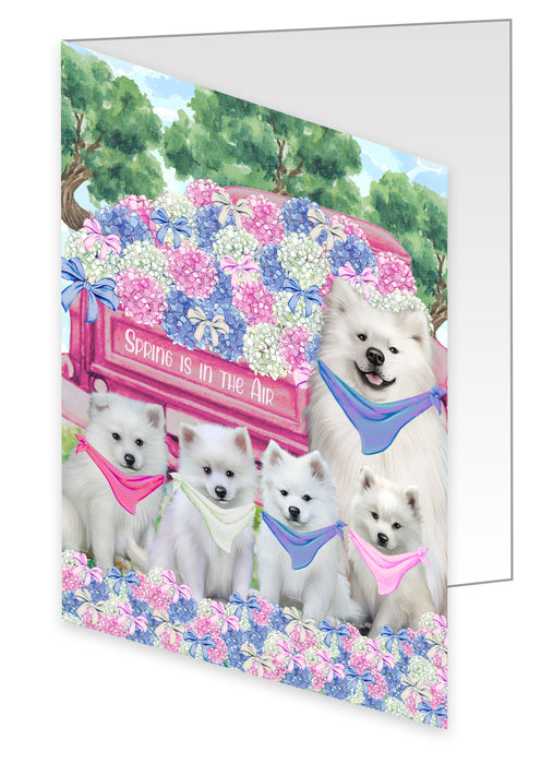 American Eskimo Greeting Cards & Note Cards with Envelopes, Explore a Variety of Designs, Custom, Personalized, Multi Pack Pet Gift for Dog Lovers