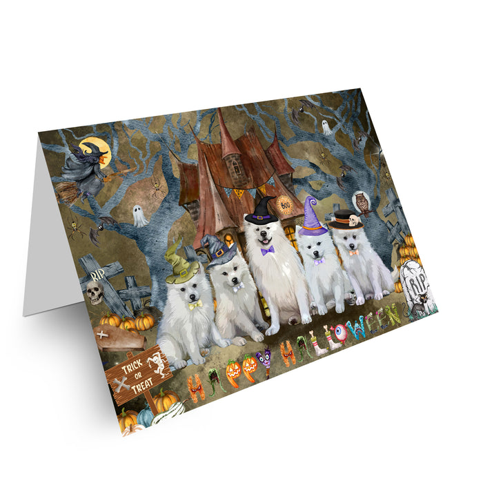 American Eskimo Greeting Cards & Note Cards: Explore a Variety of Designs, Custom, Personalized, Halloween Invitation Card with Envelopes, Gifts for Dog Lovers