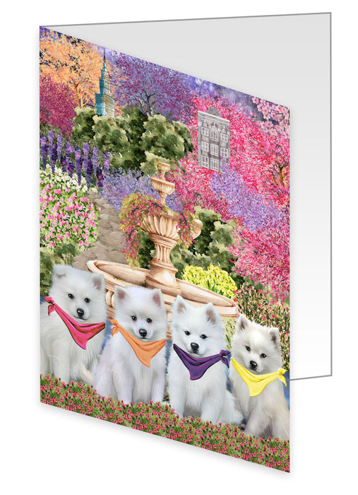 American Eskimo Greeting Cards & Note Cards with Envelopes: Explore a Variety of Designs, Custom, Invitation Card Multi Pack, Personalized, Gift for Pet and Dog Lovers