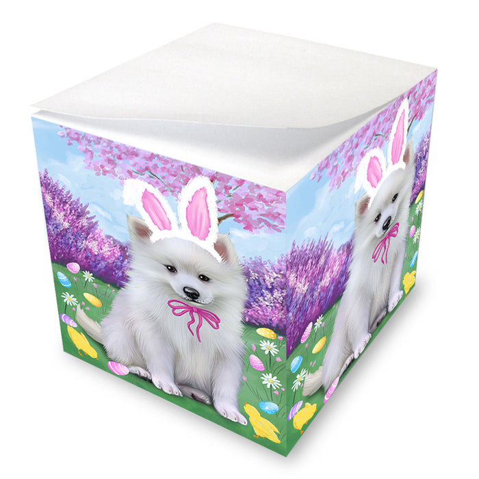 Easter Holiday American Eskimo Dog Note Cube NOC55877