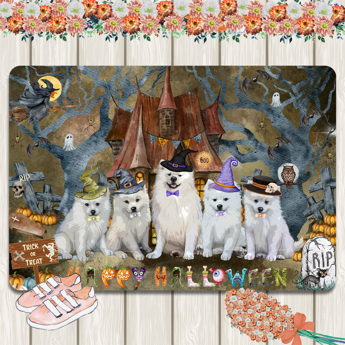 American Eskimo Area Rug and Runner: Explore a Variety of Designs, Personalized, Custom, Halloween Indoor Floor Carpet Rugs for Home and Living Room, Pet Gift for Dog Lovers