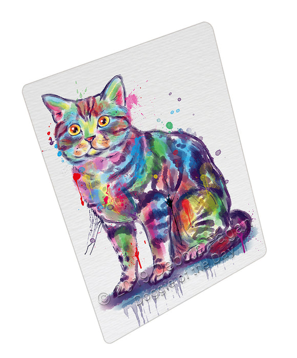 Watercolor American Shorthair Cat Refrigerator / Dishwasher Magnet RMAG108456