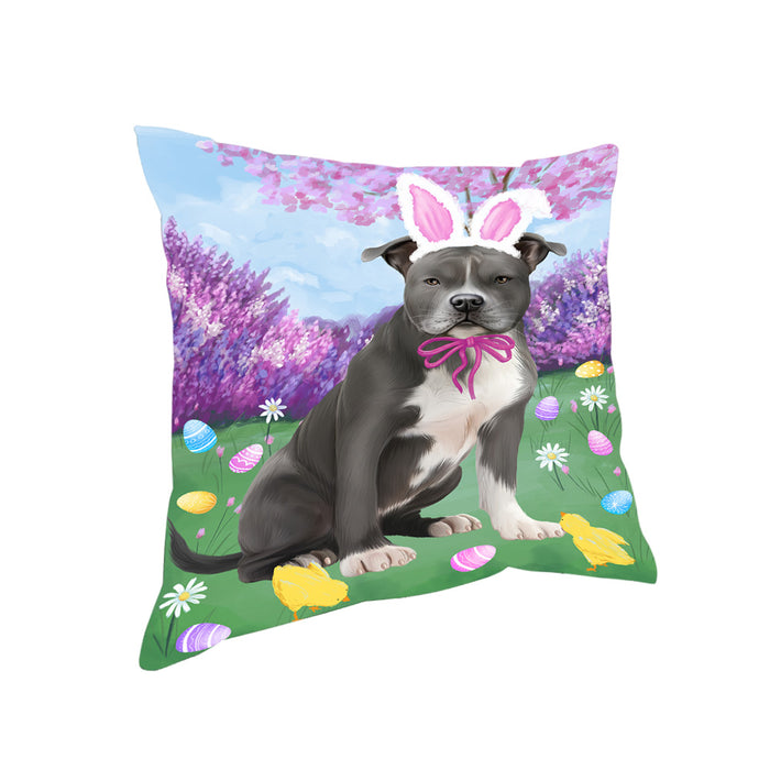Easter Holiday American Staffordshire Terrier Dog Pillow PIL81860