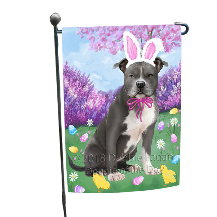 Easter Holiday American Staffordshire Terrier Dog Garden Flag GFLG57520