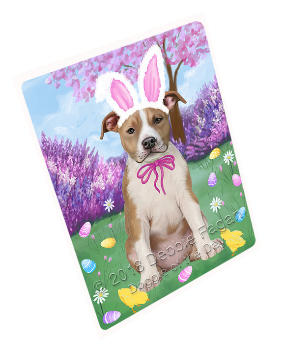 Easter Holiday American Staffordshire Terrier Dog Magnet MAG75819 (Small 5.5" x 4.25")