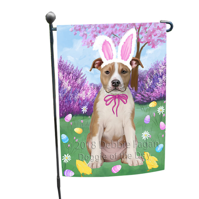 Easter Holiday American Staffordshire Terrier Dog Garden Flag GFLG57522