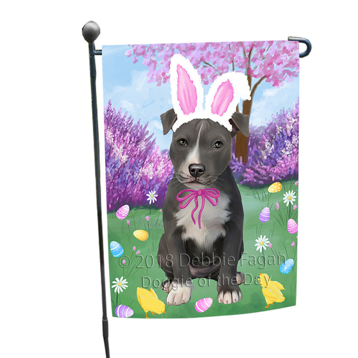 Easter Holiday American Staffordshire Terrier Dog Garden Flag GFLG57523