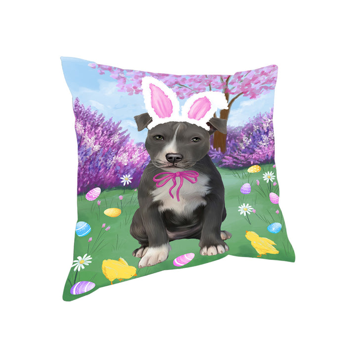 Easter Holiday American Staffordshire Terrier Dog Pillow PIL81872
