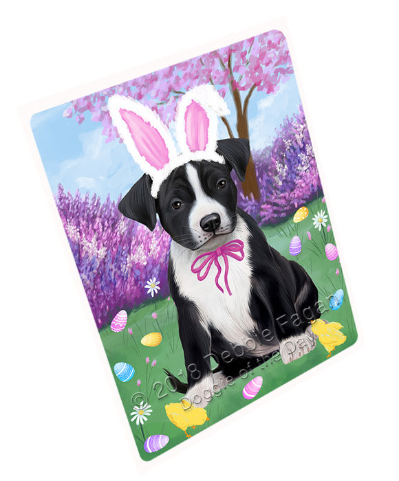 Easter Holiday American Staffordshire Terrier Dog Cutting Board C75825