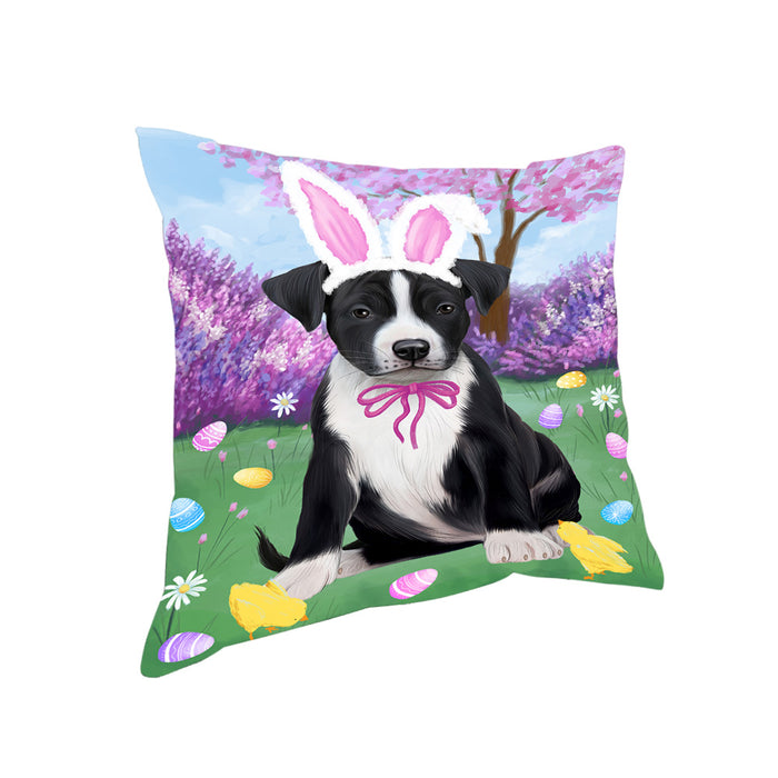 Easter Holiday American Staffordshire Terrier Dog Pillow PIL81876