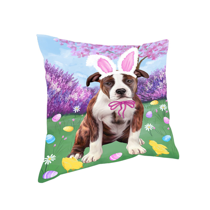 Easter Holiday American Staffordshire Terrier Dog Pillow PIL81880