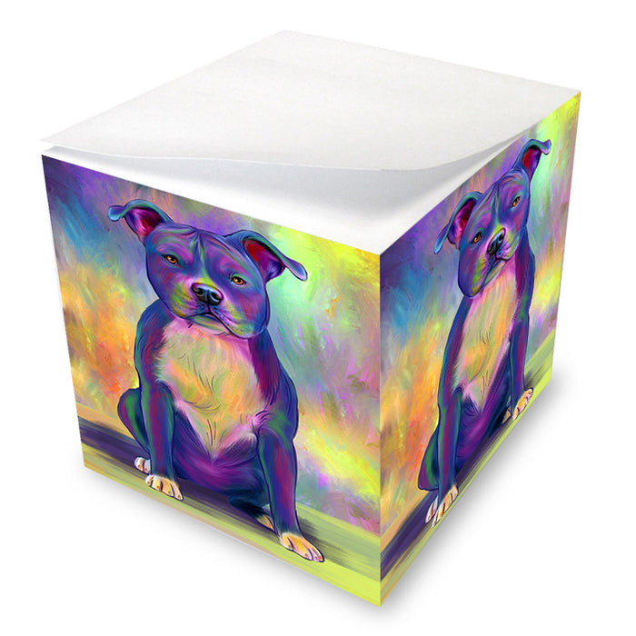 Paradise Wave American Staffordshire Terrier Dog Note Cube NOC54759