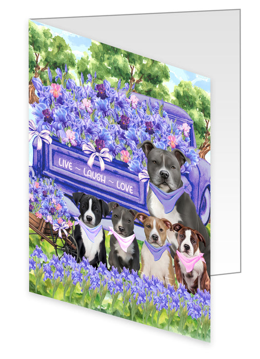 American Staffordshire Greeting Cards & Note Cards: Explore a Variety of Designs, Custom, Personalized, Invitation Card with Envelopes, Gift for Dog and Pet Lovers