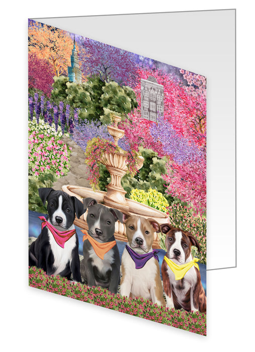 American Staffordshire Greeting Cards & Note Cards, Explore a Variety of Custom Designs, Personalized, Invitation Card with Envelopes, Gift for Dog and Pet Lovers