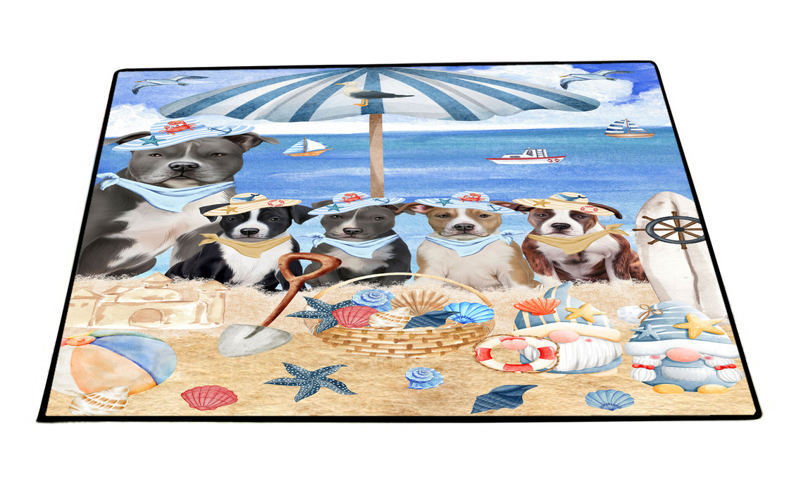 American Staffordshire Terrier Floor Mats: Explore a Variety of Designs, Personalized, Custom, Halloween Anti-Slip Doormat for Indoor and Outdoor, Dog Gift for Pet Lovers