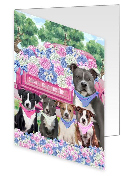 American Staffordshire Greeting Cards & Note Cards, Explore a Variety of Personalized Designs, Custom, Invitation Card with Envelopes, Dog and Pet Lovers Gift