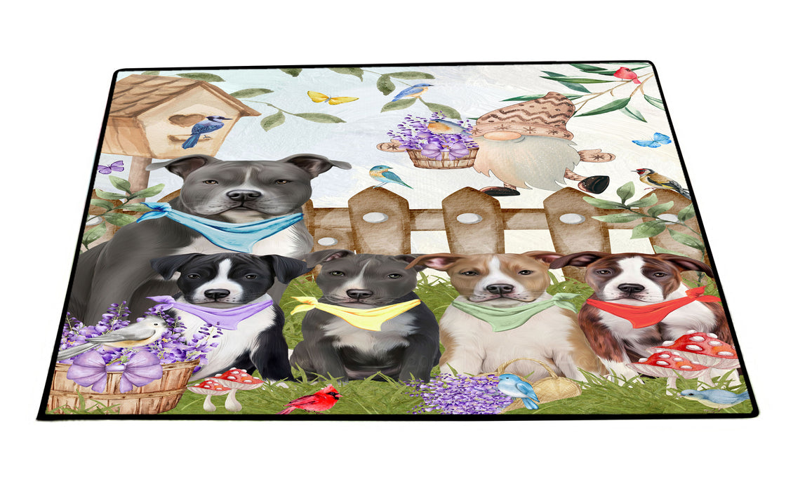 American Staffordshire Terrier Floor Mat, Explore a Variety of Custom Designs, Personalized, Non-Slip Door Mats for Indoor and Outdoor Entrance, Pet Gift for Dog Lovers