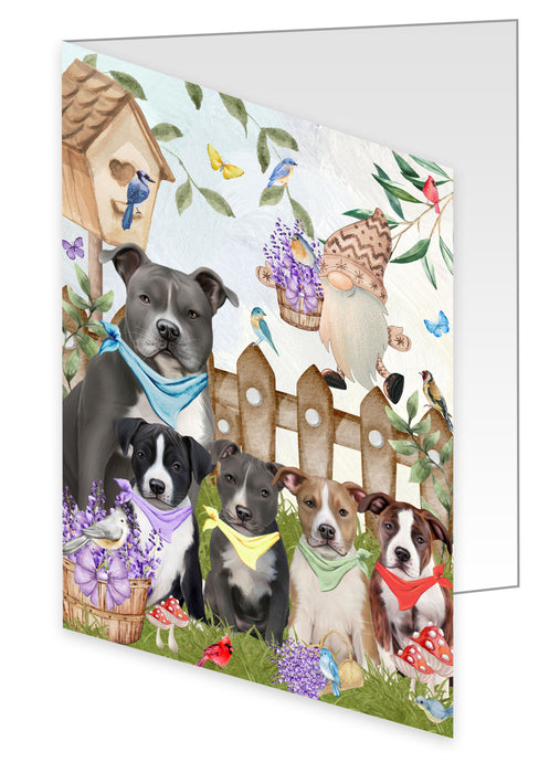 American Staffordshire Greeting Cards & Note Cards with Envelopes, Explore a Variety of Designs, Custom, Personalized, Multi Pack Pet Gift for Dog Lovers
