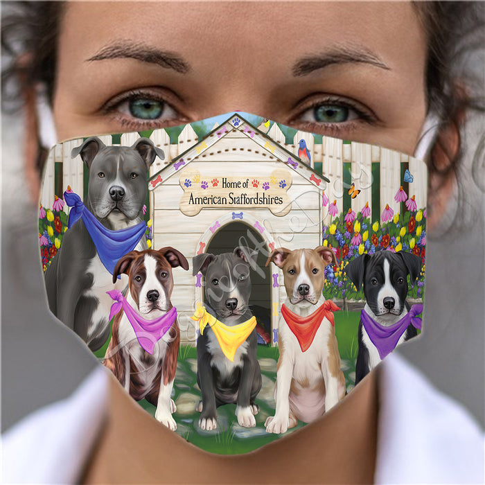 Spring Dog House American Staffordshire Dogs Face Mask FM48762