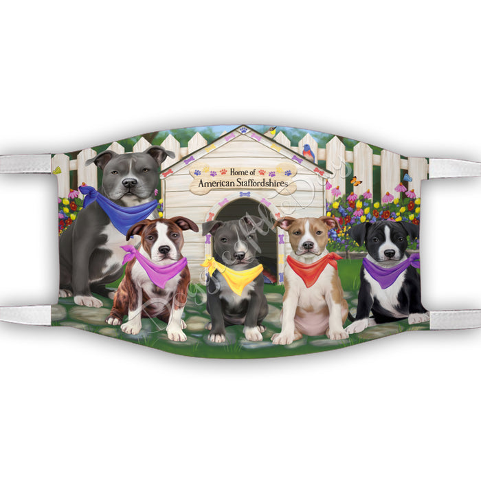 Spring Dog House American Staffordshire Dogs Face Mask FM48762