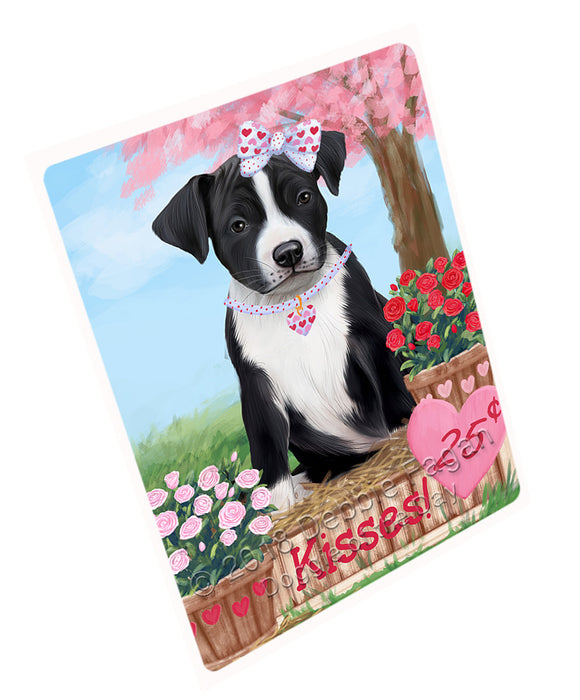 Rosie 25 Cent Kisses American Staffordshire Dog Cutting Board C72507