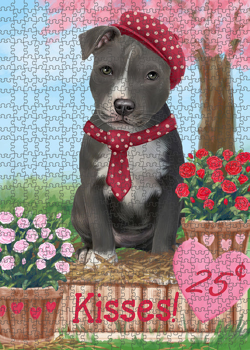 Rosie 25 Cent Kisses American Staffordshire Dog Puzzle with Photo Tin PUZL91368