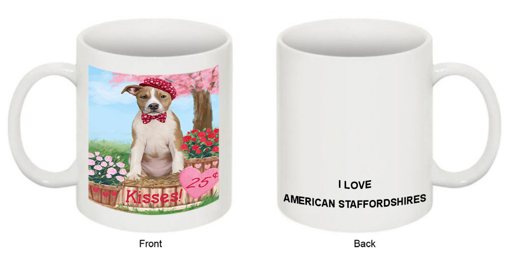 Rosie 25 Cent Kisses American Staffordshire Dog Coffee Mug MUG51190