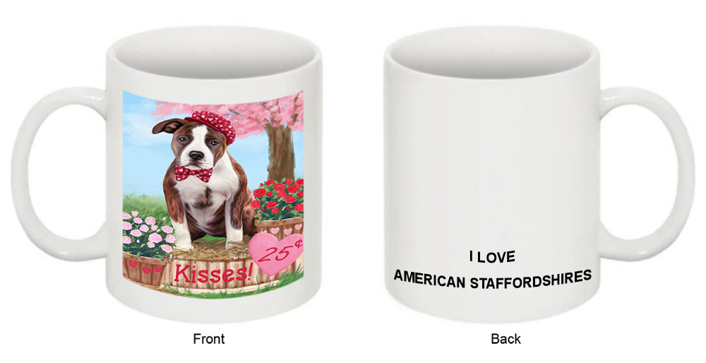 Rosie 25 Cent Kisses American Staffordshire Dog Coffee Mug MUG51191