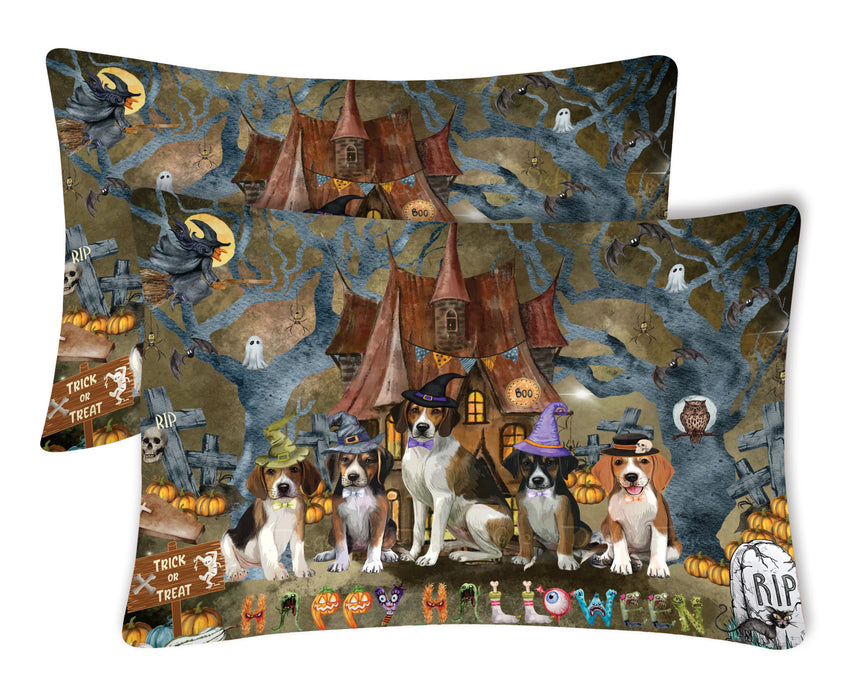 American English Foxhound Pillow Case with a Variety of Designs, Custom, Personalized, Super Soft Pillowcases Set of 2, Dog and Pet Lovers Gifts