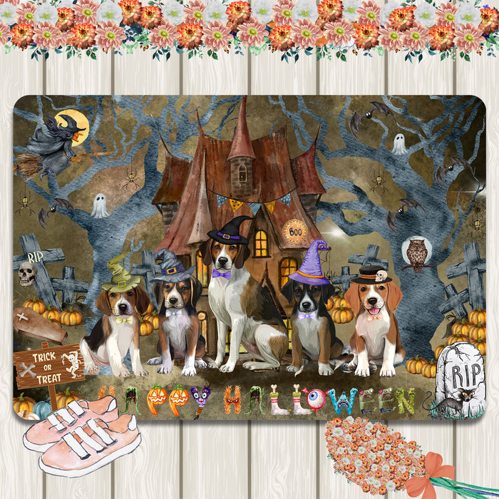 American English Foxhound Area Rug and Runner: Explore a Variety of Designs, Personalized, Custom, Halloween Indoor Floor Carpet Rugs for Home and Living Room, Pet Gift for Dog Lovers