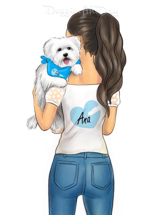 Digital Painting PERSONALIZED PET PORTRAIT! Custom Pet Dog or Cat Art