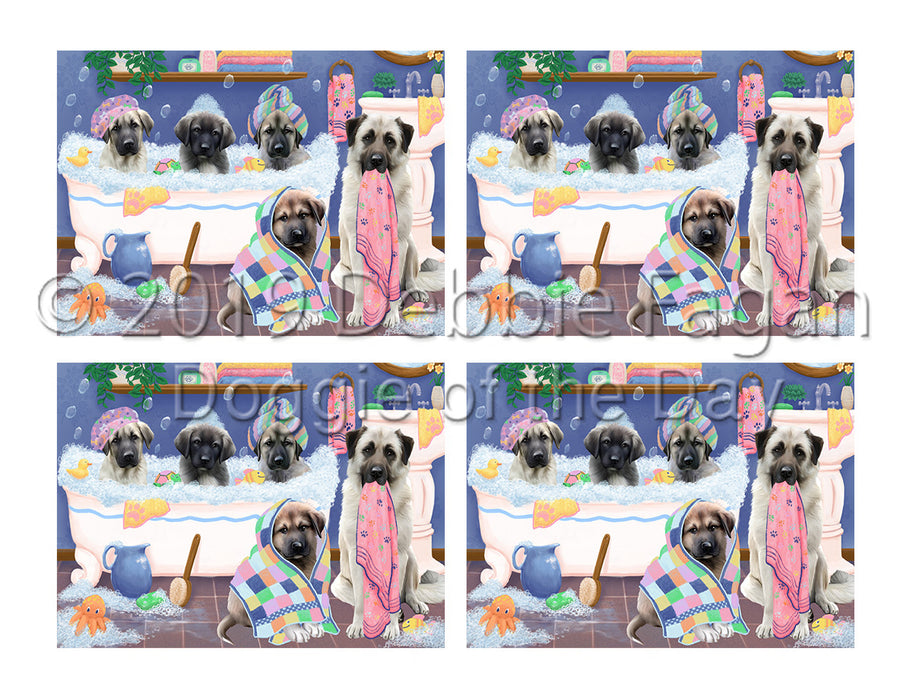 Rub A Dub Dogs In A Tub Anatolian Shepherd Dogs Placemat