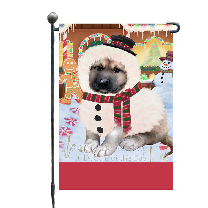 Personalized Gingerbread Candyfest Anatolian Shepherd Dog Custom Garden Flag GFLG63903
