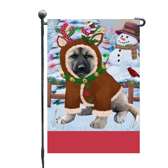Personalized Gingerbread Candyfest Anatolian Shepherd Dog Custom Garden Flag GFLG63904