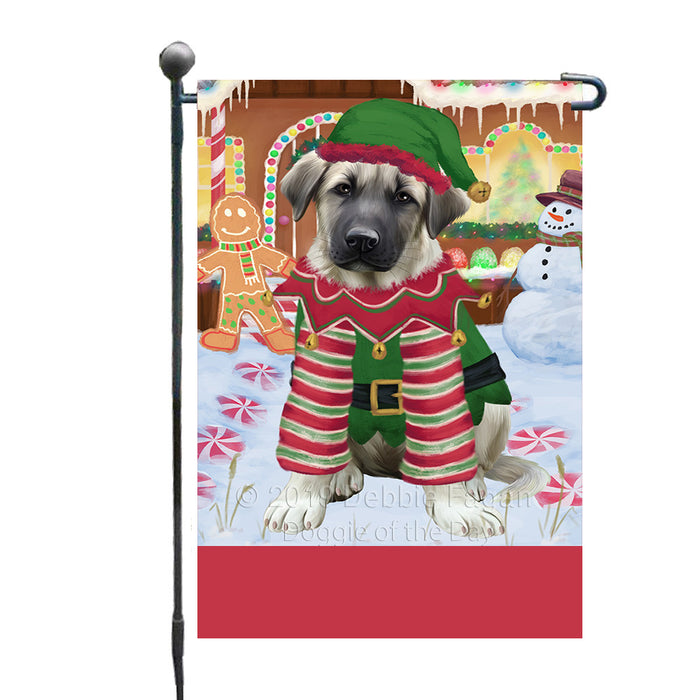 Personalized Gingerbread Candyfest Anatolian Shepherd Dog Custom Garden Flag GFLG63905