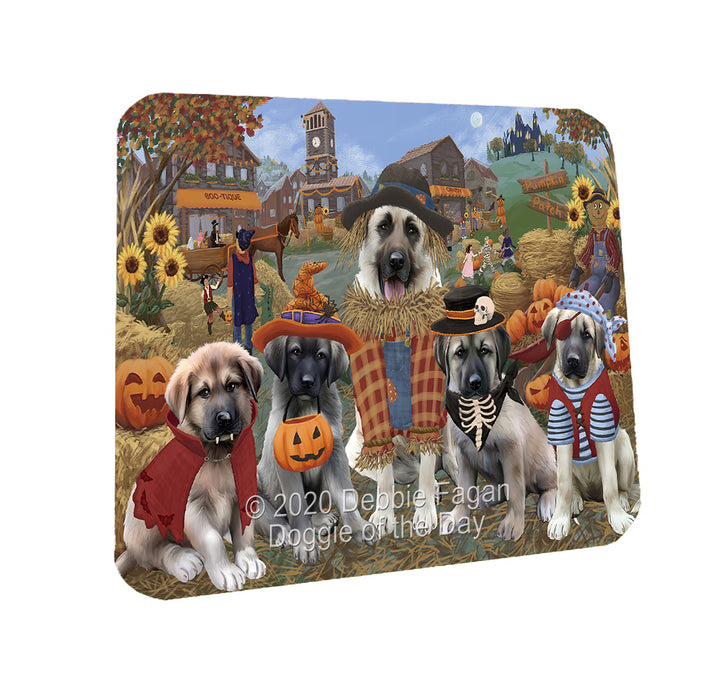 Halloween 'Round Town Anatolian Shepherd Dogs Coasters Set of 4 CSTA57901