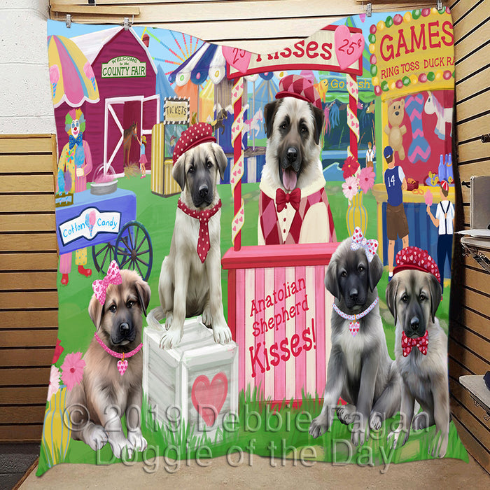 Carnival Kissing Booth Anatolian Shepherd Dogs Quilt