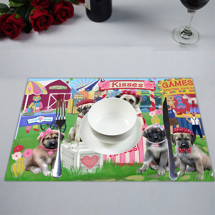 Carnival Kissing Booth Anatolian Shepherd Dogs Placemat