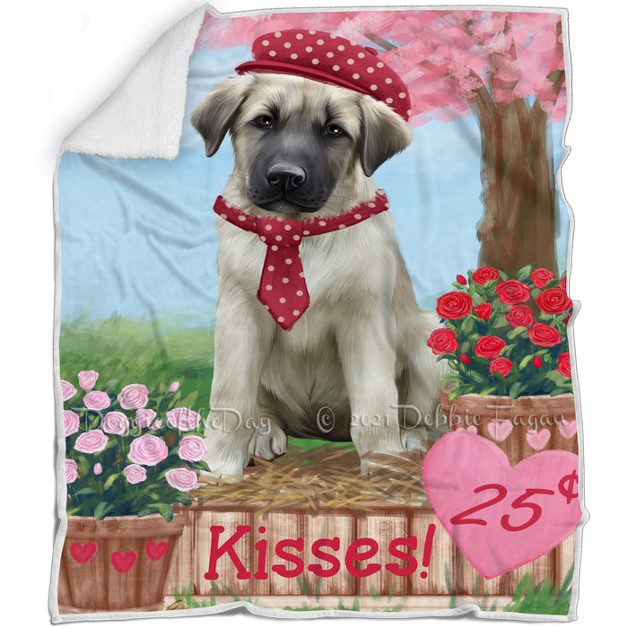 Rosie 25 Cent Kisses Anatolian Shepherd Dog Blanket BLNKT121575