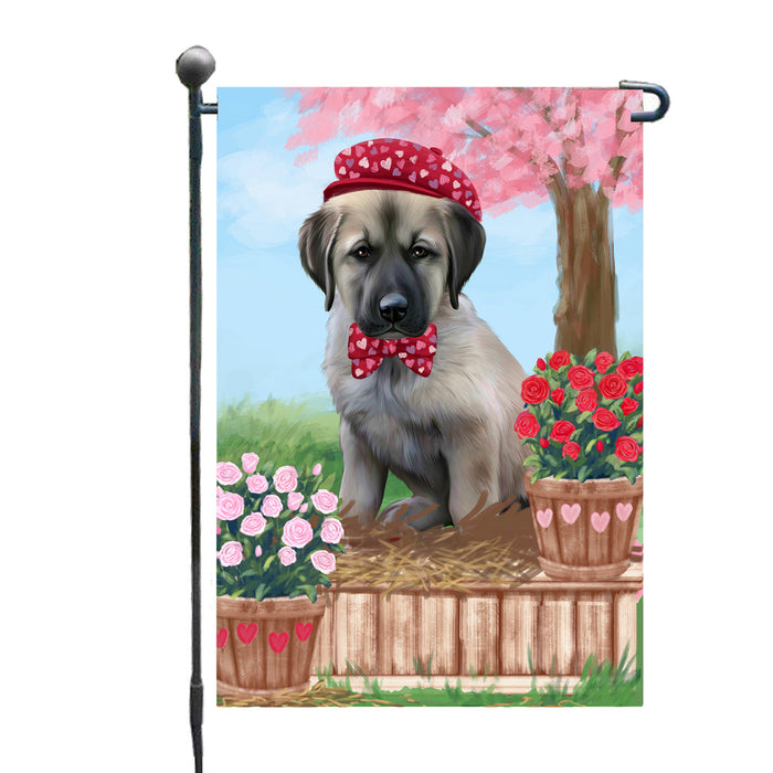 Personalized Rosie 25 Cent Kisses Anatolian Shepherd Dog Custom Garden Flag GFLG64625