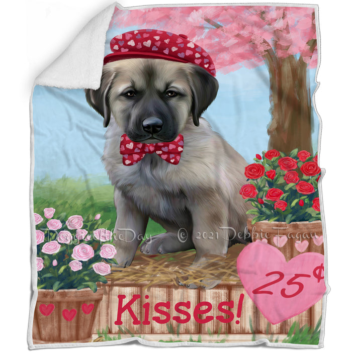 Rosie 25 Cent Kisses Anatolian Shepherd Dog Blanket BLNKT121584