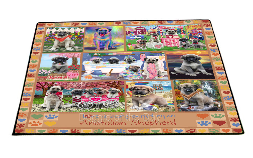 Love is Being Owned Anatolian Shepherd Dog Beige Floormat FLMS55012