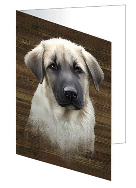 Rustic Anatolian Shepherd Dog Handmade Artwork Assorted Pets Greeting Cards and Note Cards with Envelopes for All Occasions and Holiday Seasons GCD54935
