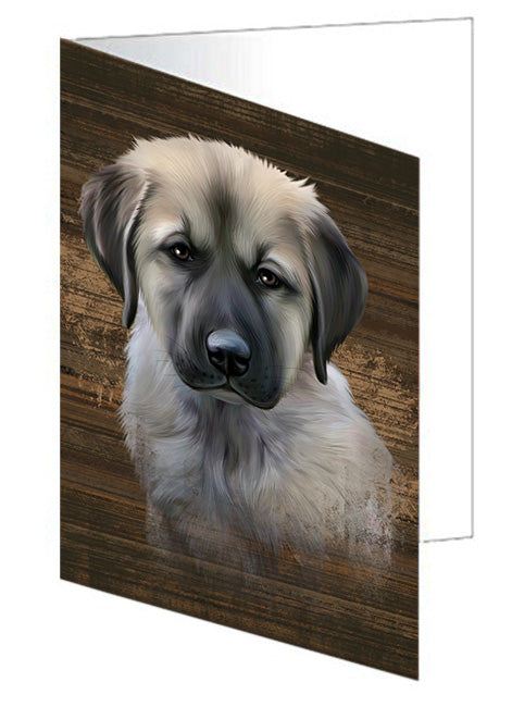 Rustic Anatolian Shepherd Dog Handmade Artwork Assorted Pets Greeting Cards and Note Cards with Envelopes for All Occasions and Holiday Seasons GCD54938