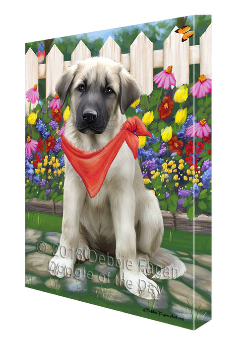 Spring Floral Anatolian Shepherd Dog Canvas Wall Art CVS63619