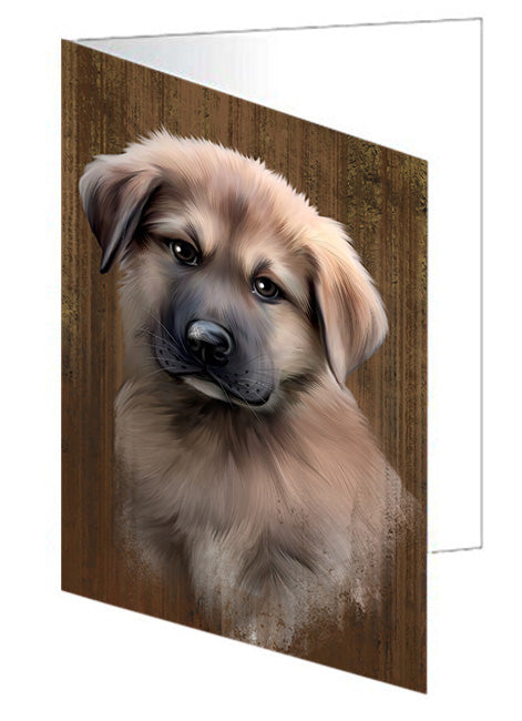 Rustic Anatolian Shepherd Dog Handmade Artwork Assorted Pets Greeting Cards and Note Cards with Envelopes for All Occasions and Holiday Seasons GCD54941