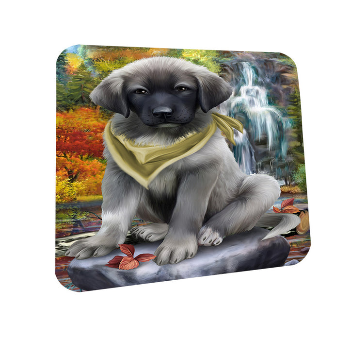 Scenic Waterfall Anatolian Shepherd Dog Coasters Set of 4 CST49588