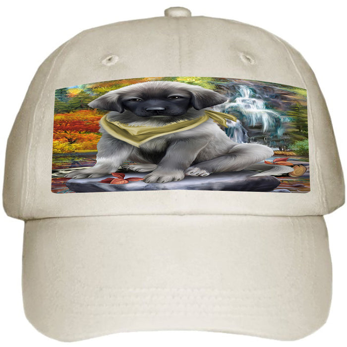 Scenic Waterfall Anatolian Shepherd Dog Ball Hat Cap HAT52770