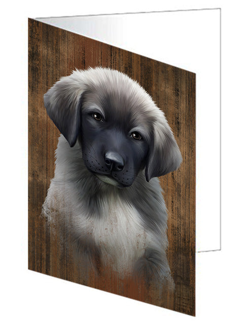 Rustic Anatolian Shepherd Dog Handmade Artwork Assorted Pets Greeting Cards and Note Cards with Envelopes for All Occasions and Holiday Seasons GCD54944
